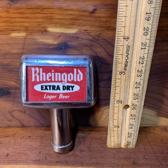 Rheingold Lager Beer Tap Handle - Picture 4 of 5